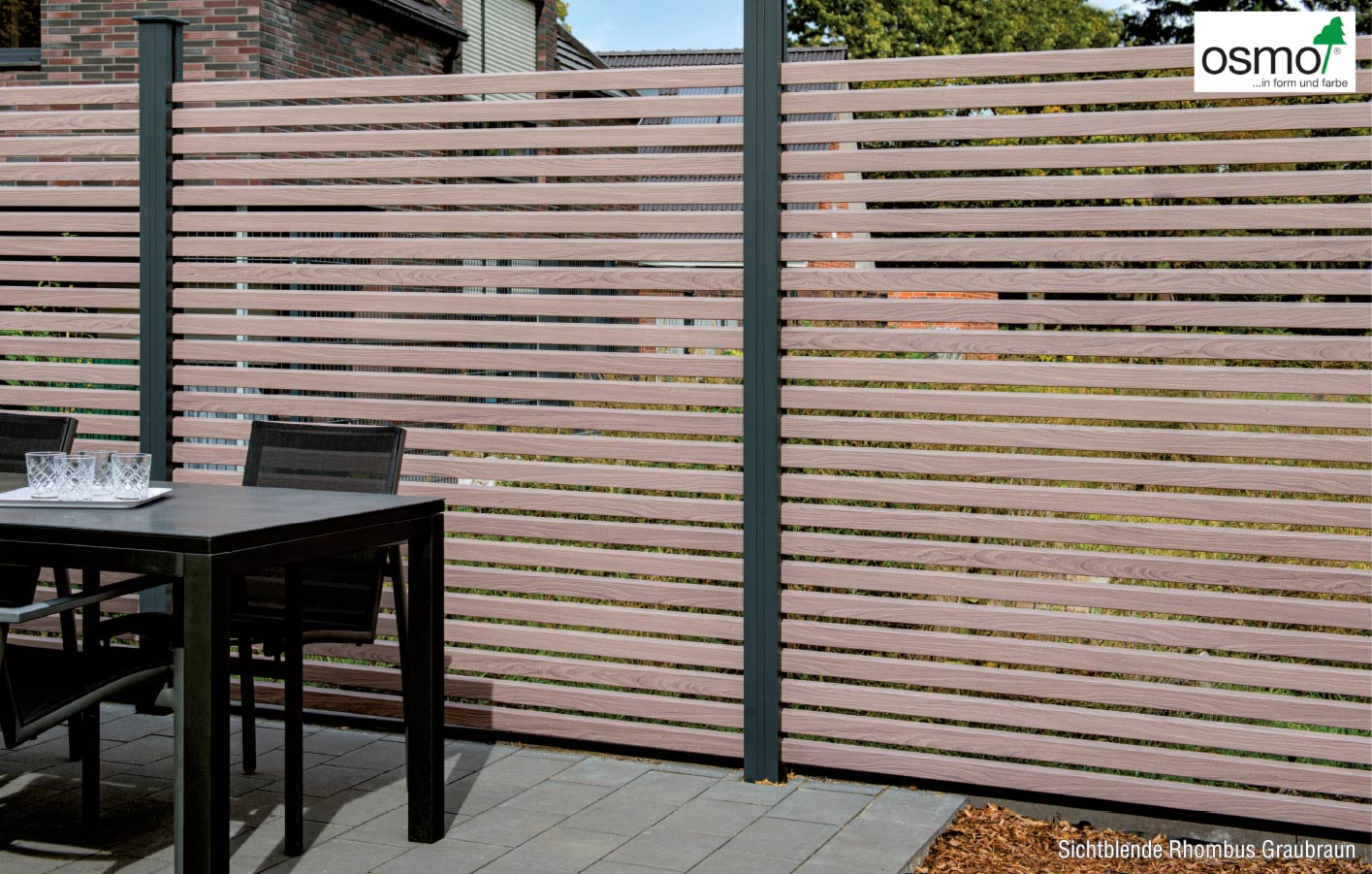 Zaun und Sichtschutz Alu Fence von Osmo